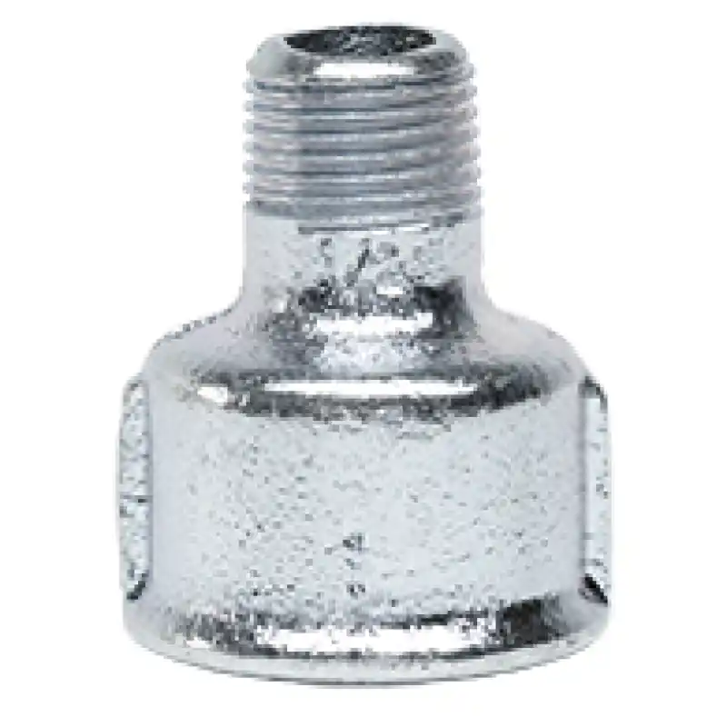 Značkový Pozink nátrubek redukovaný dlouhý 2" x 5/4"